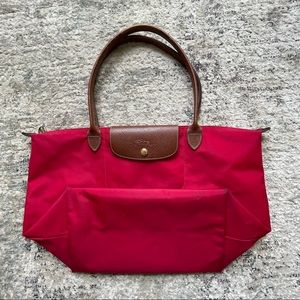 LONGCHAMP LE Pliage large shoulder - RED
